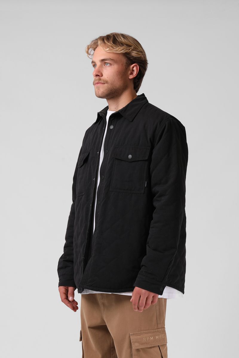 Quilted Jacket Blk