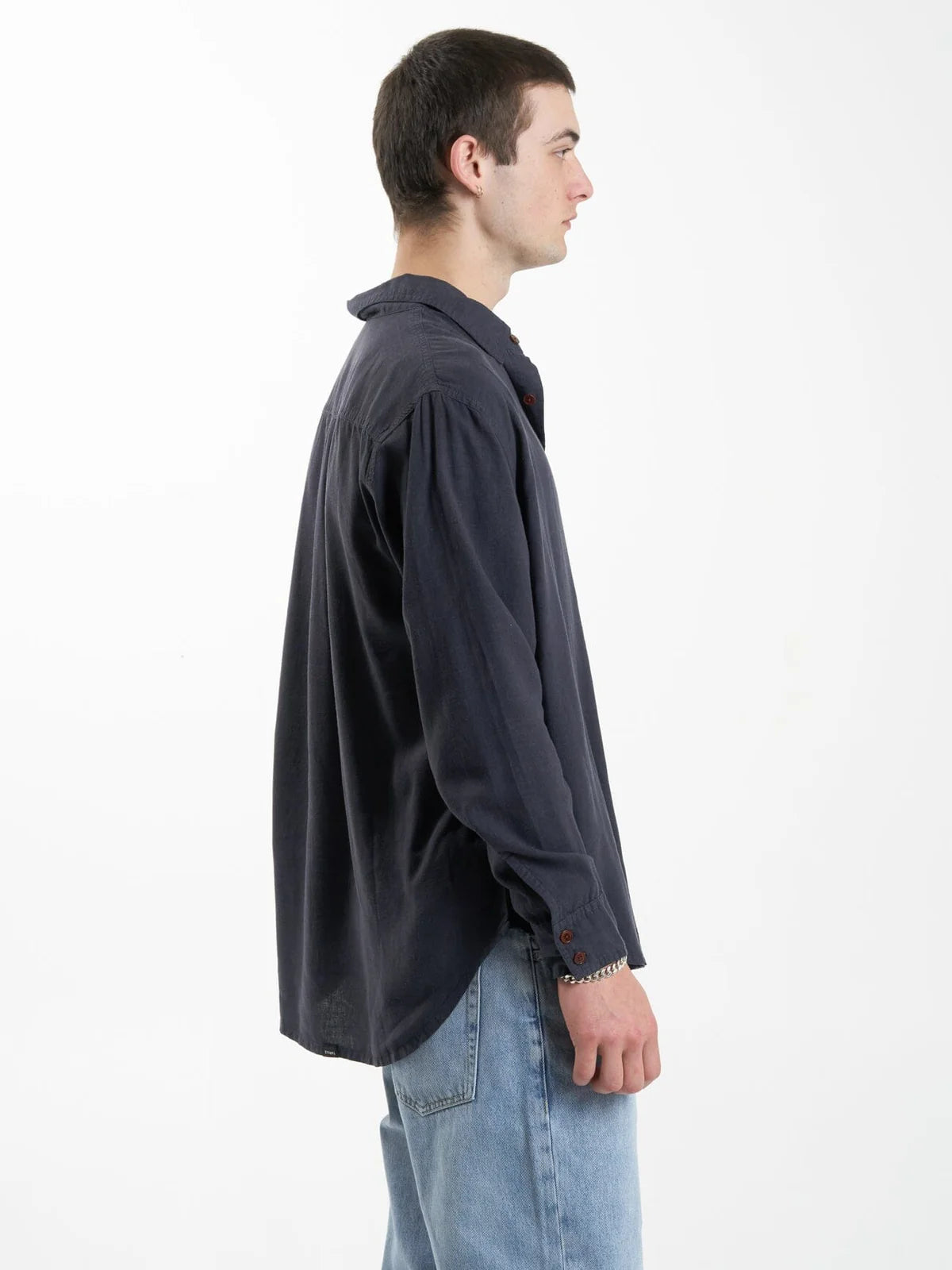 Minimal L/S  Shirt Slate