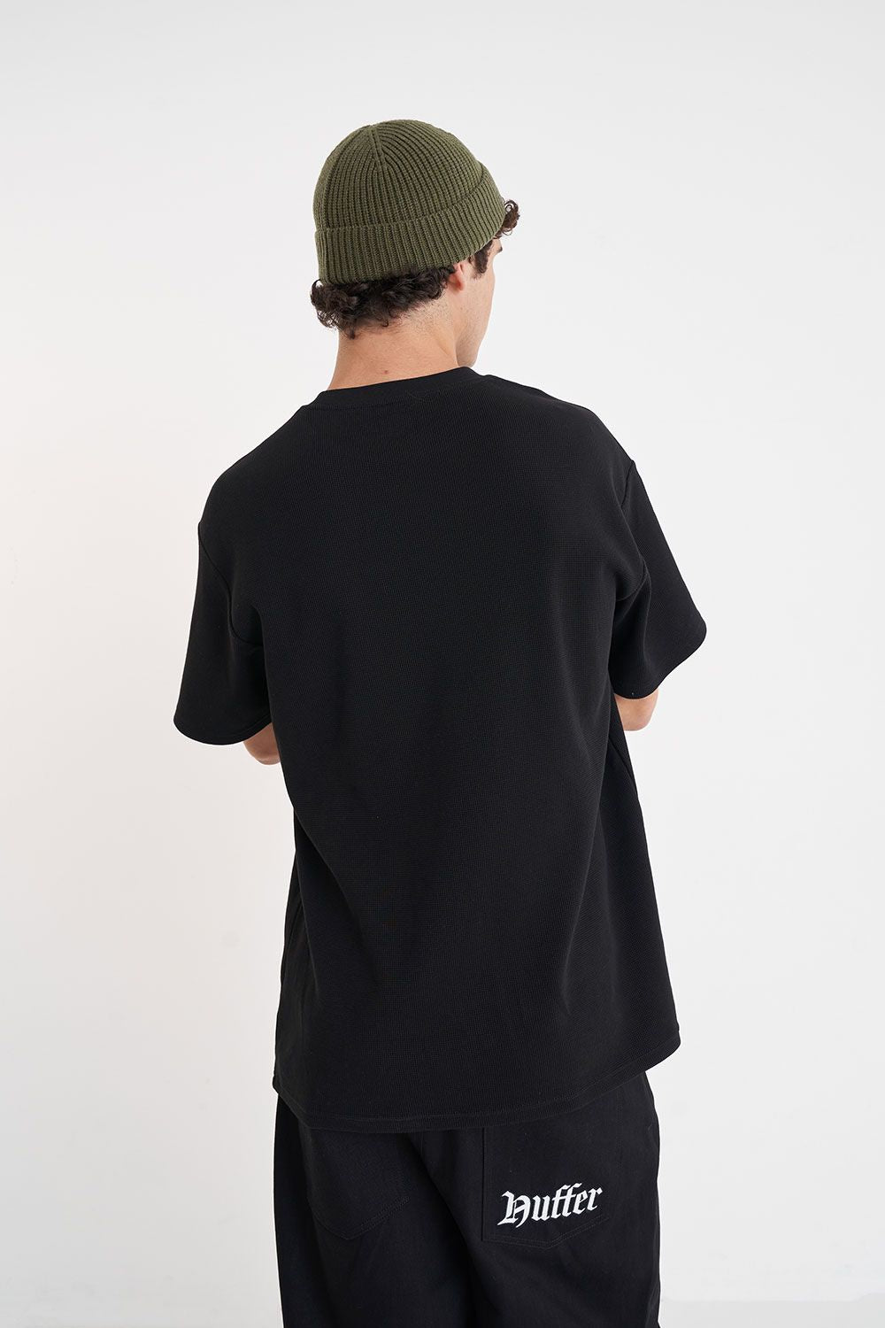 Waffle Sup Tee Blk
