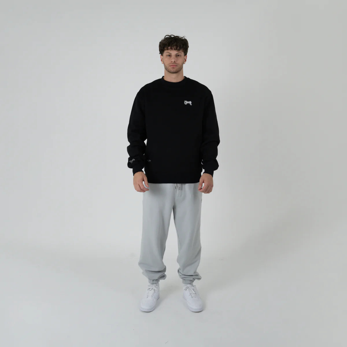 Basic Script Trackpants Grey
