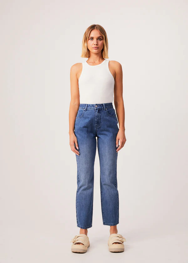 Lydia Hemp Rib Singlet Wht