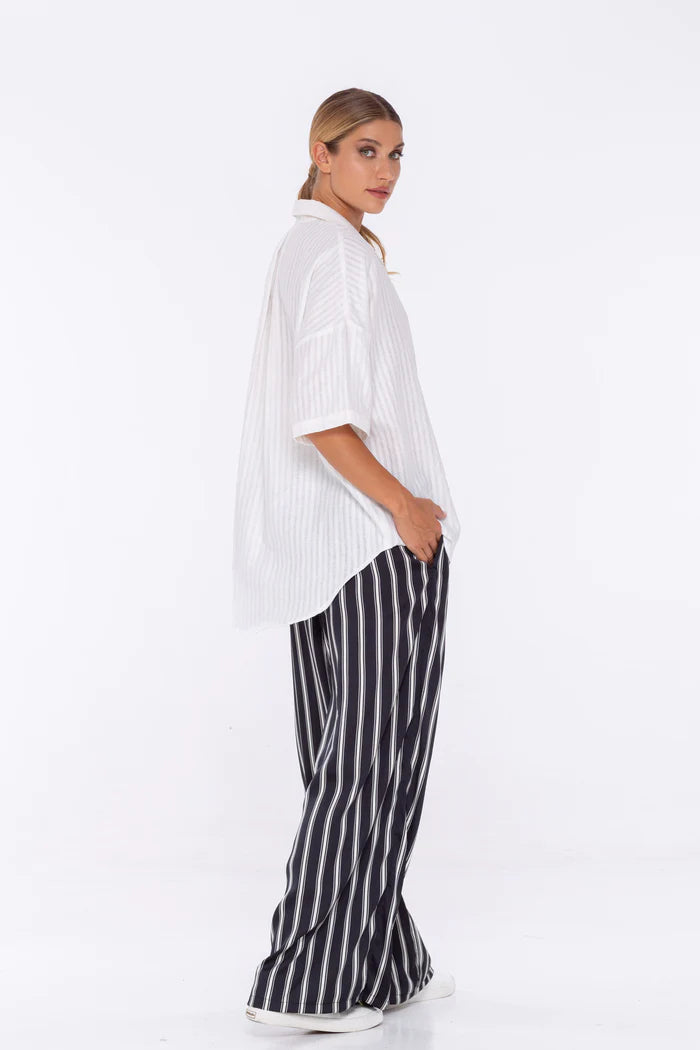 Supreme Pant Blk Stripe