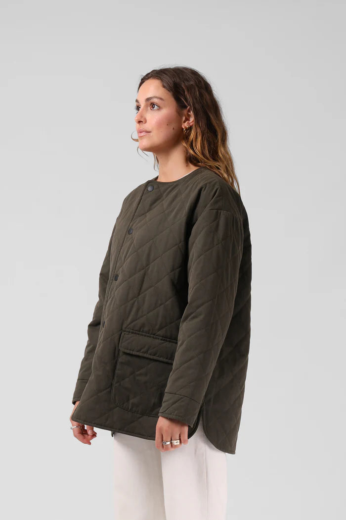 Quilted Jacket Forest