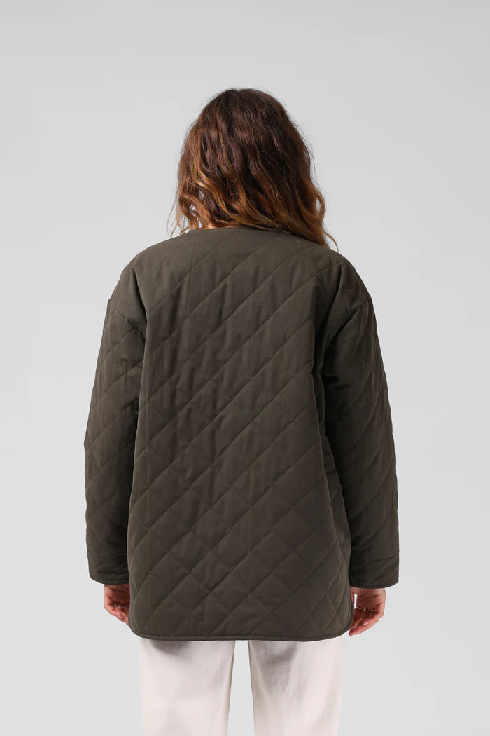 Quilted Jacket Forest