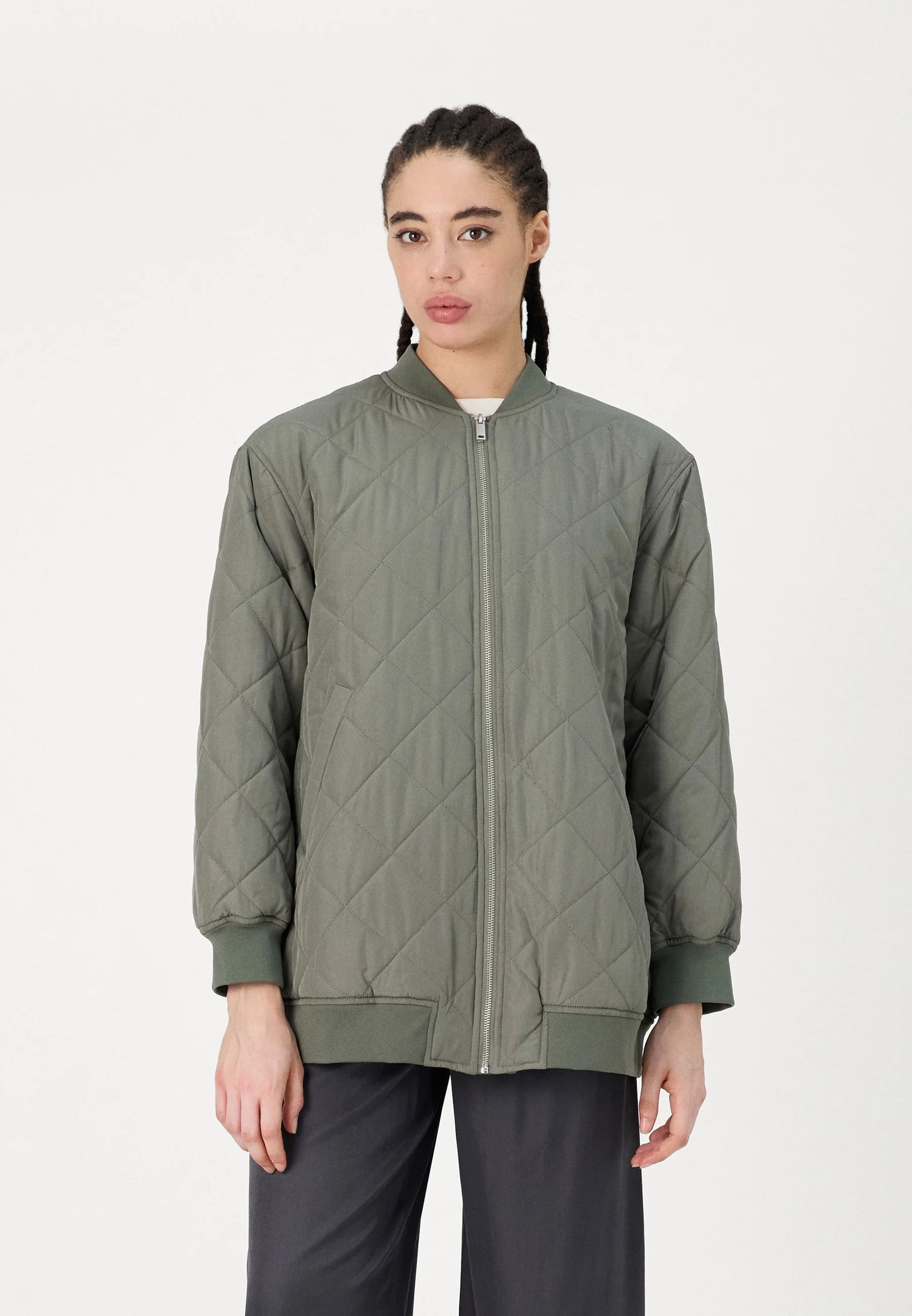 Samantha Deya Jacket Mulled Basil