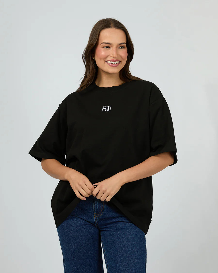 Silent Luxe Tee Black