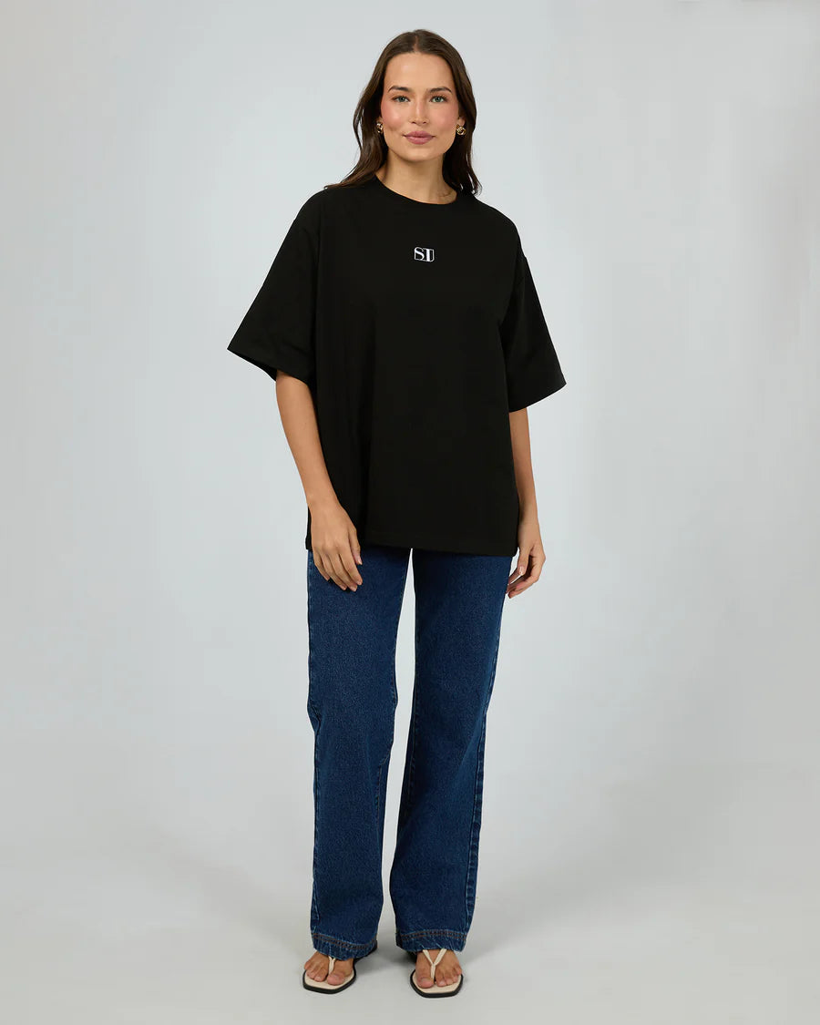 Silent Luxe Tee Black