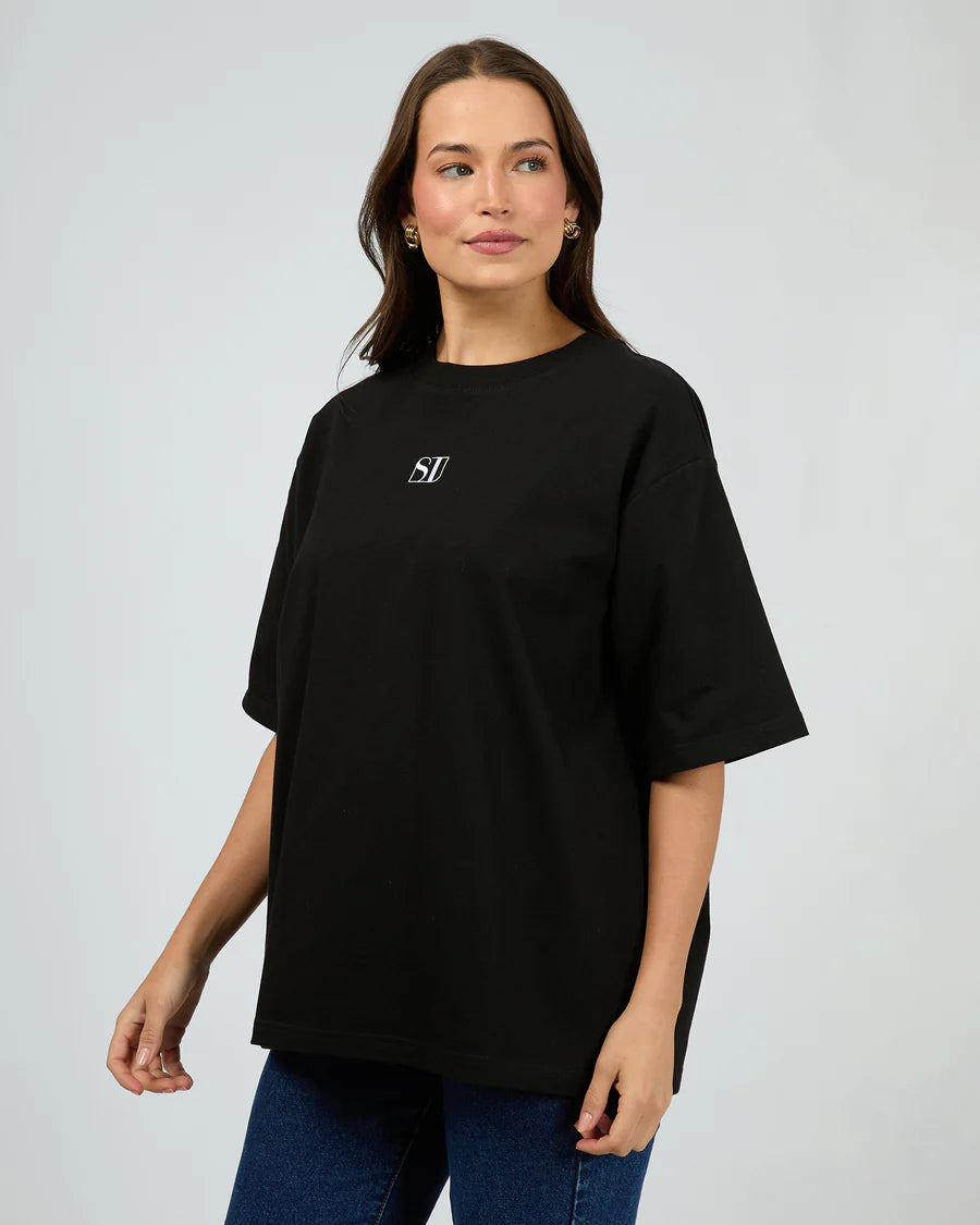 Silent Luxe Tee Black