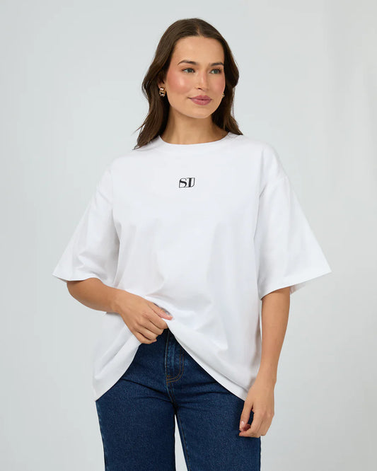 Silent Luxe Tee White