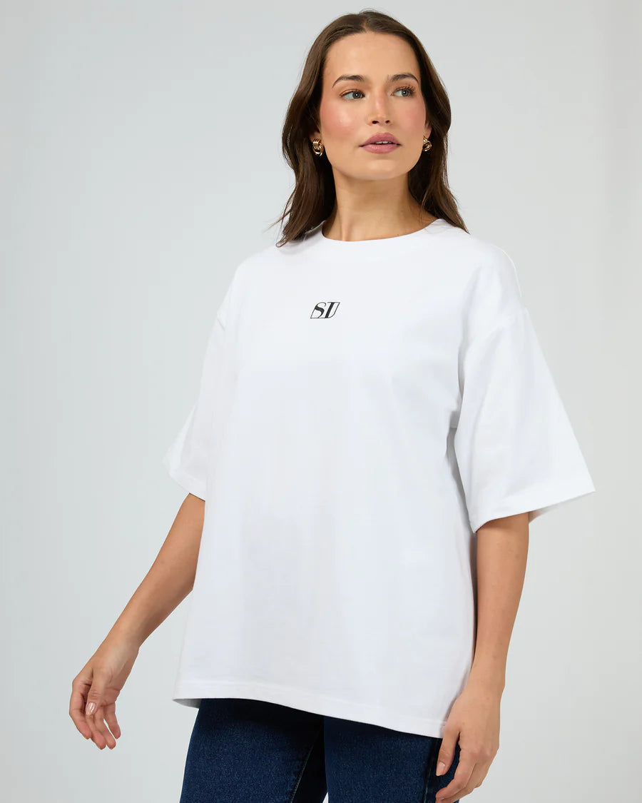 Silent Luxe Tee White