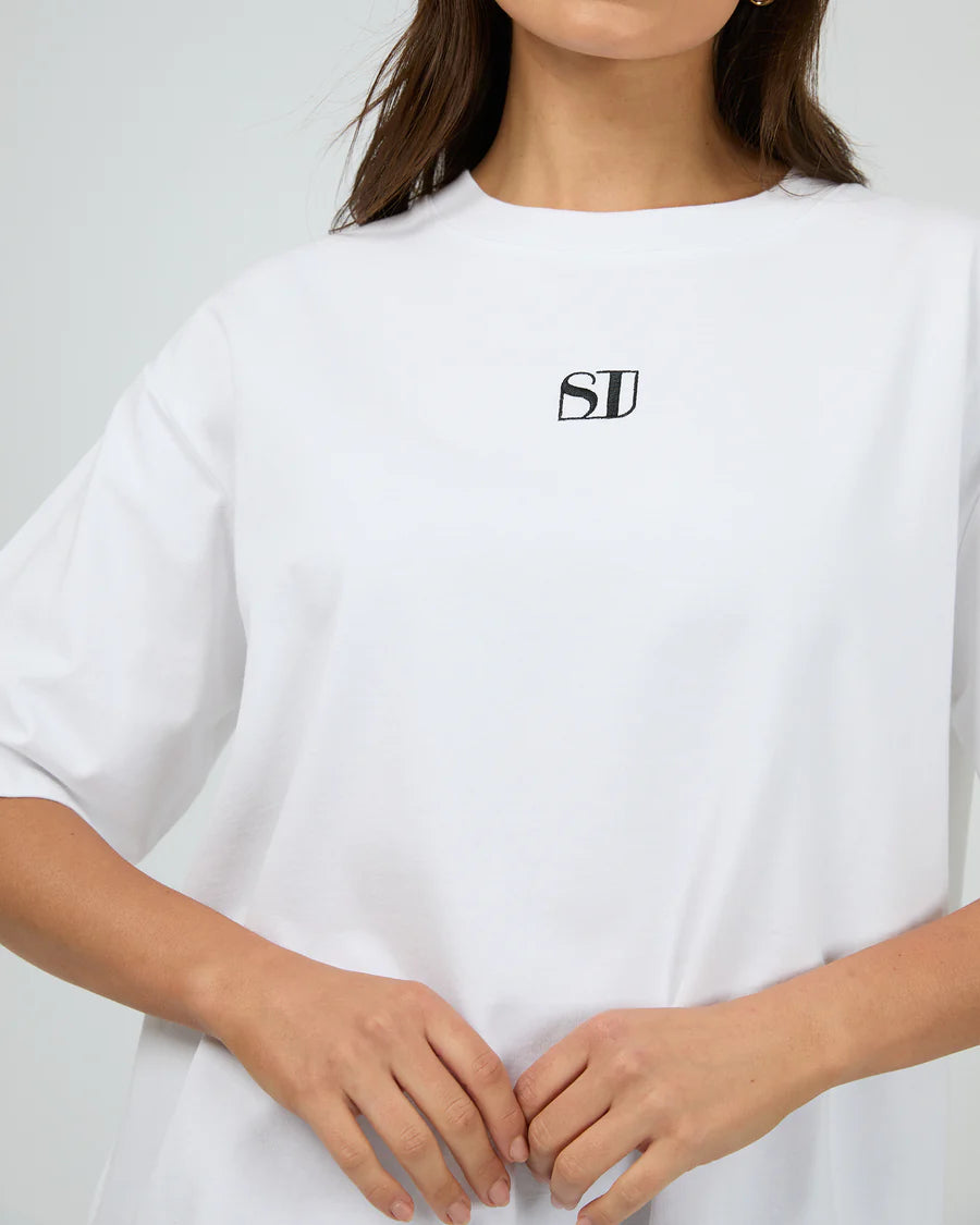 Silent Luxe Tee White