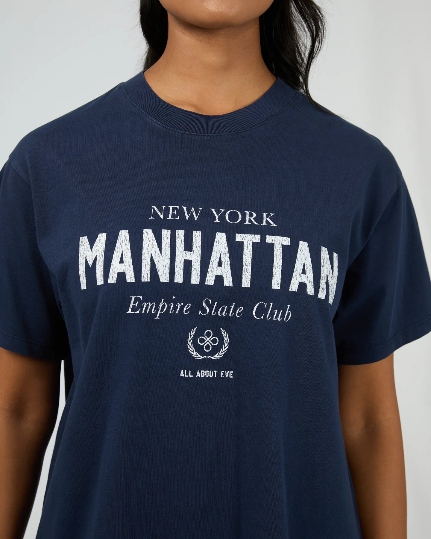 Manhattan Oversized Tee Navy