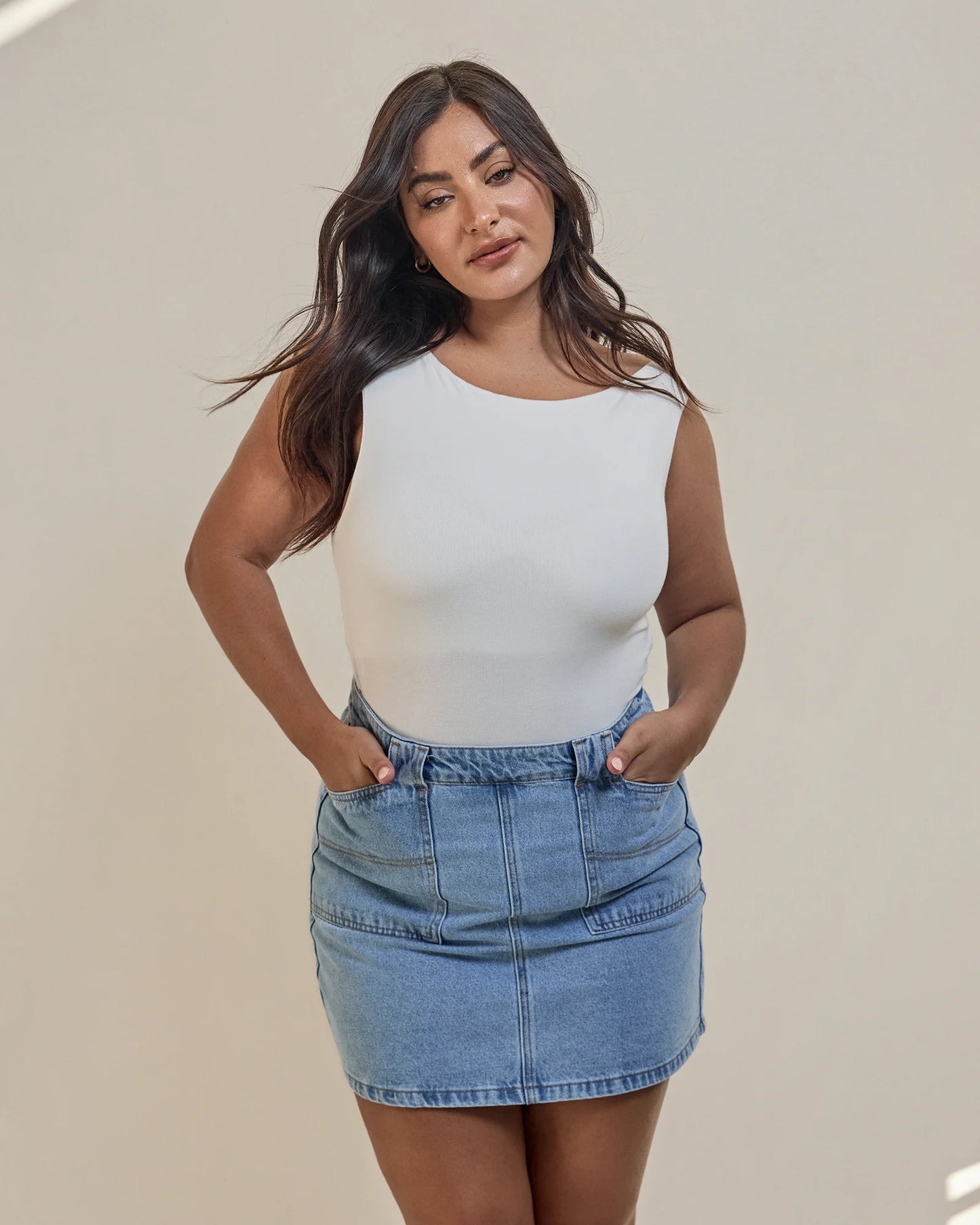 Becca Skirt Light Blue