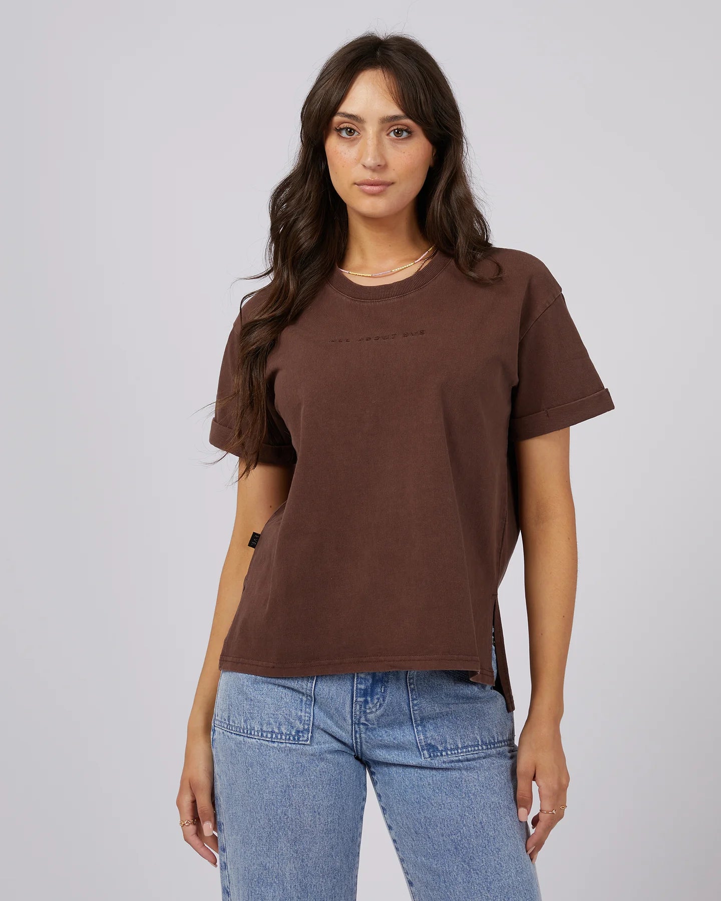 AAE Washed Tee Brown