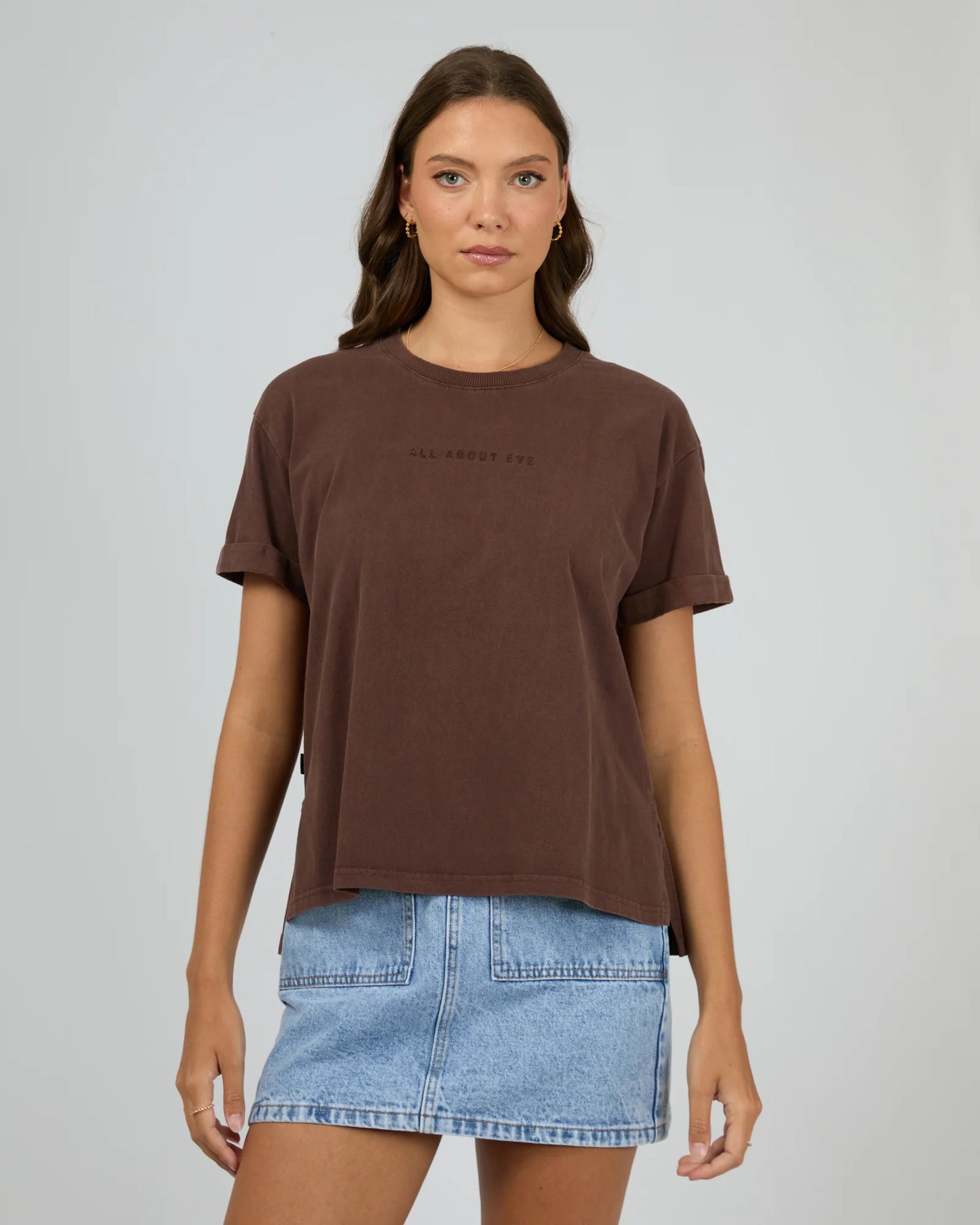AAE Washed Tee Brown