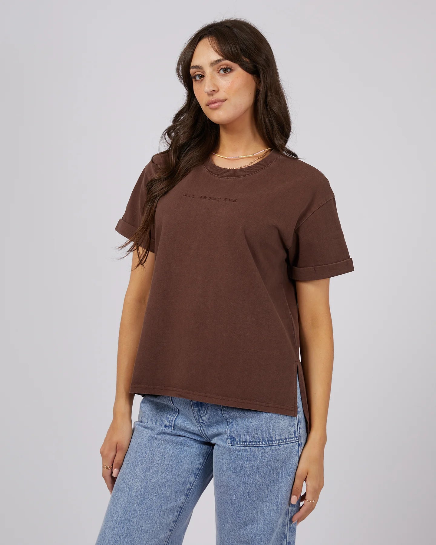 AAE Washed Tee Brown