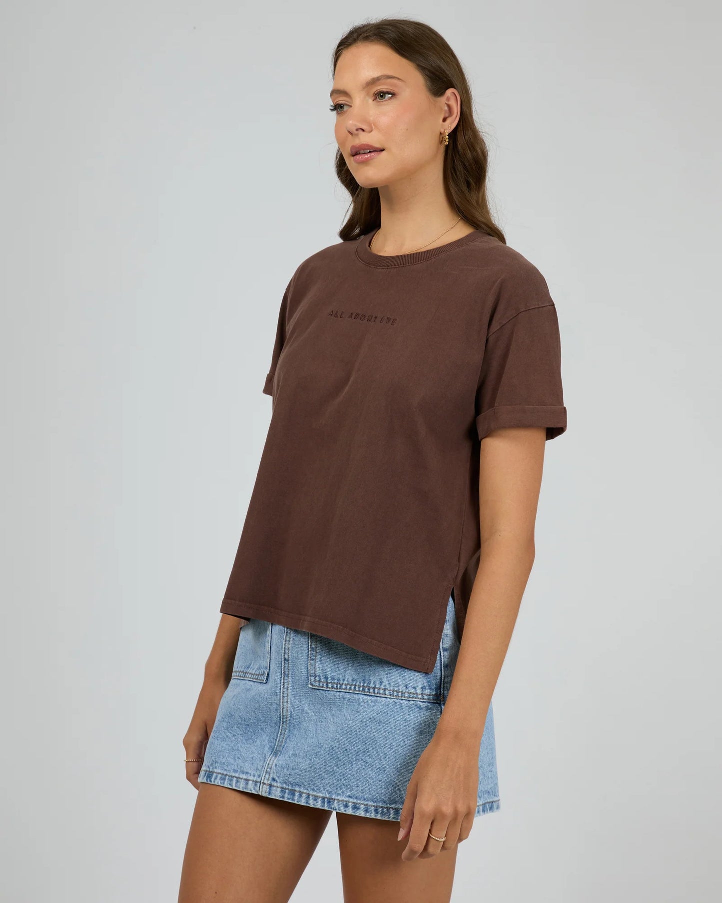 AAE Washed Tee Brown