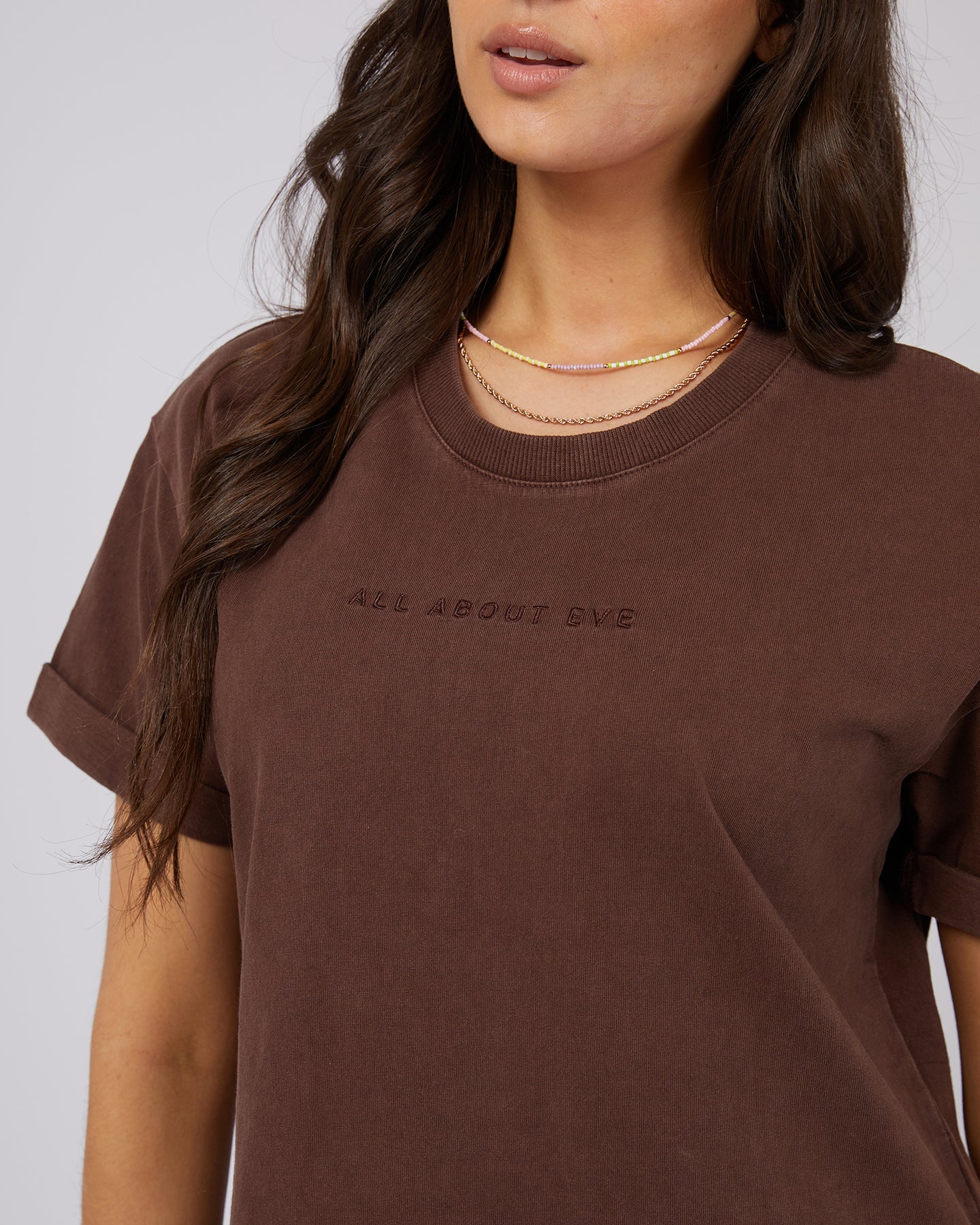 AAE Washed Tee Brown