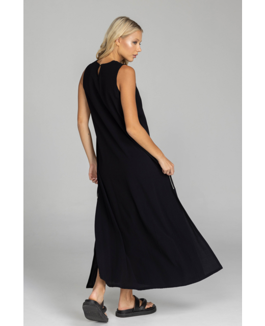 Embraced As One Dress Black/White Sideseam