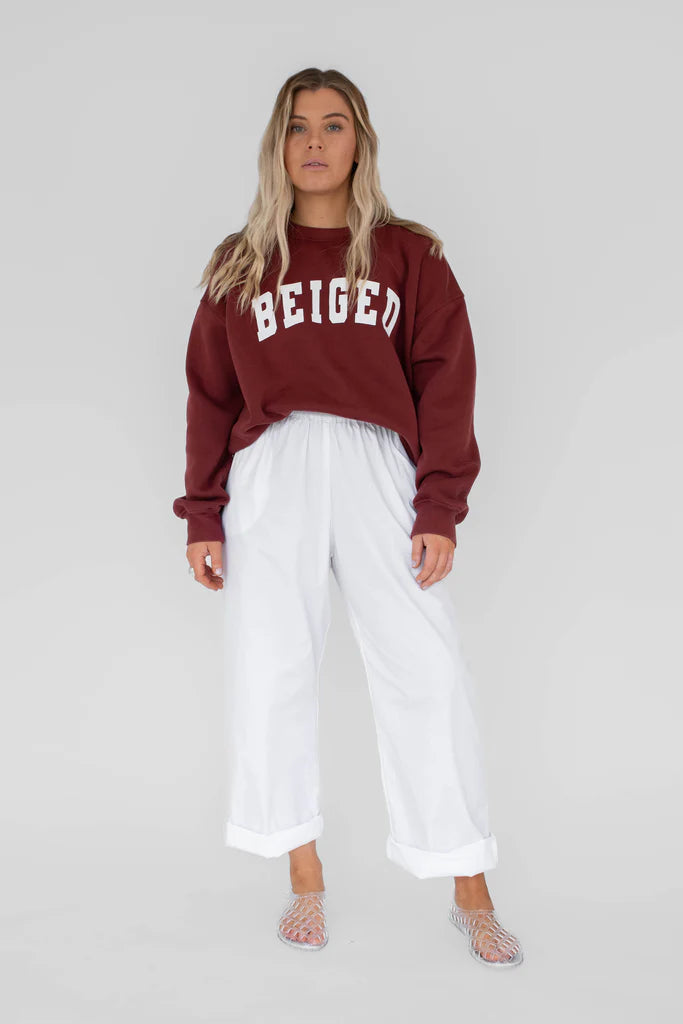 Varsity Sweater Maroon