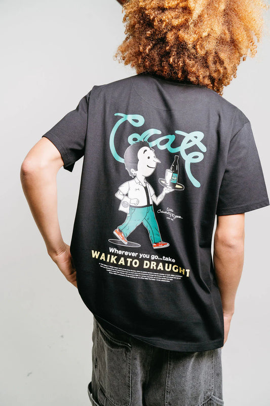 Willie The Waiter Tee Blk