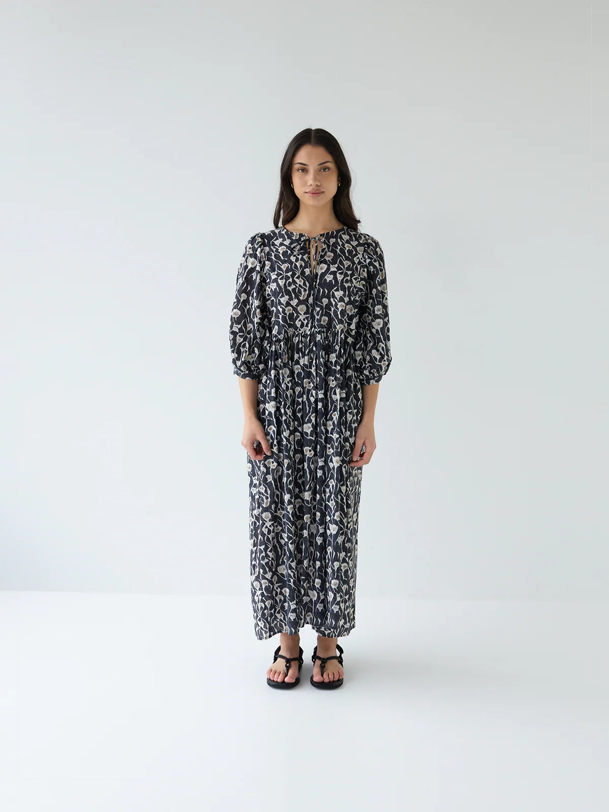 Cotton Midi Dress Coast