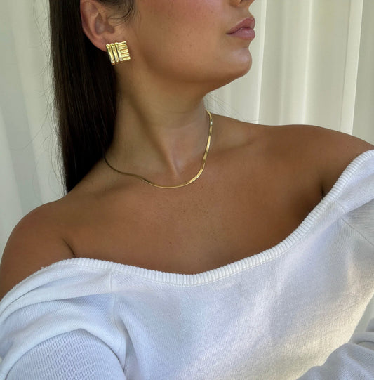 Di Earrings Gold