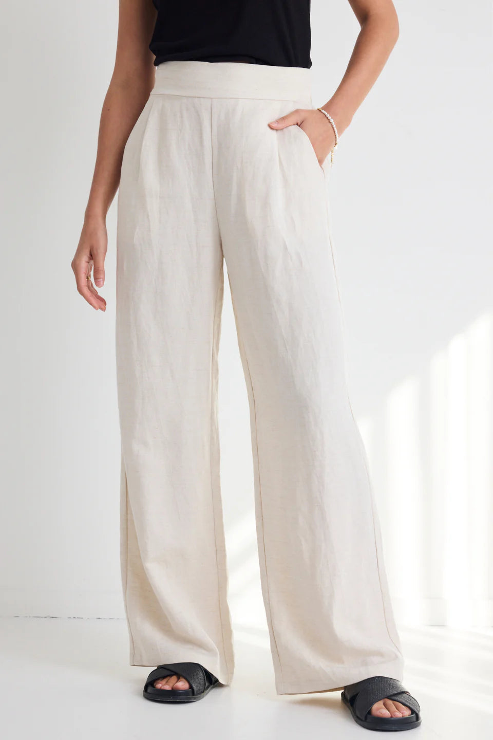 Guardian Linen Viscose  Pant Natural