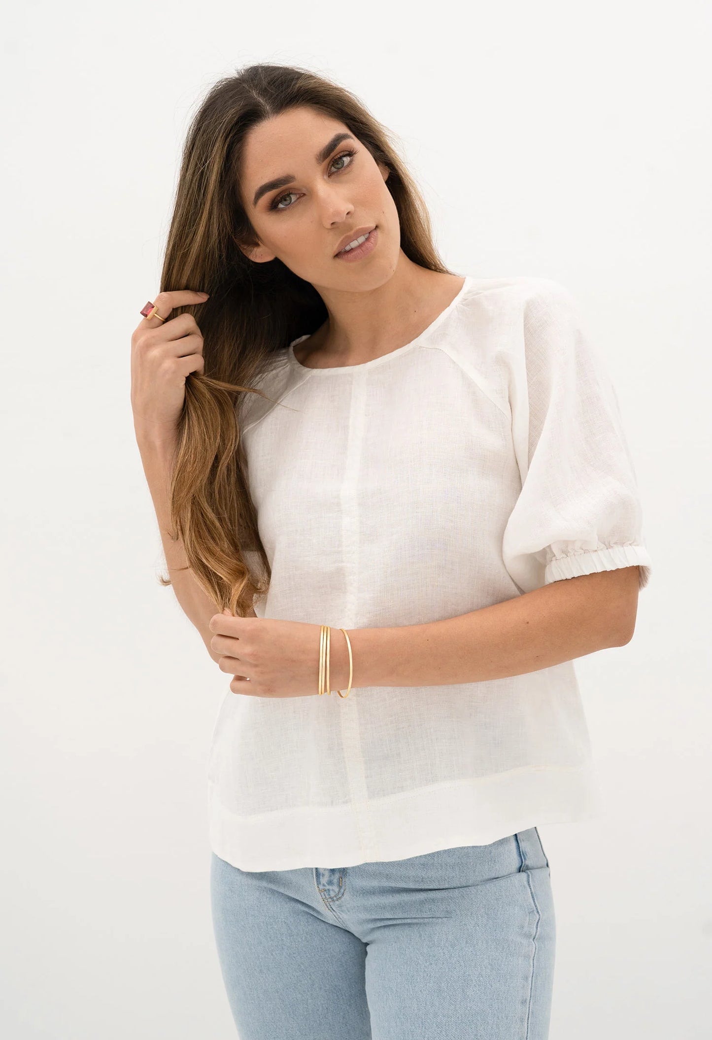 Lagoon Blouse White