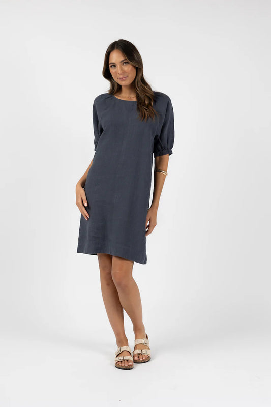 Lagoon Shift Dress Steel