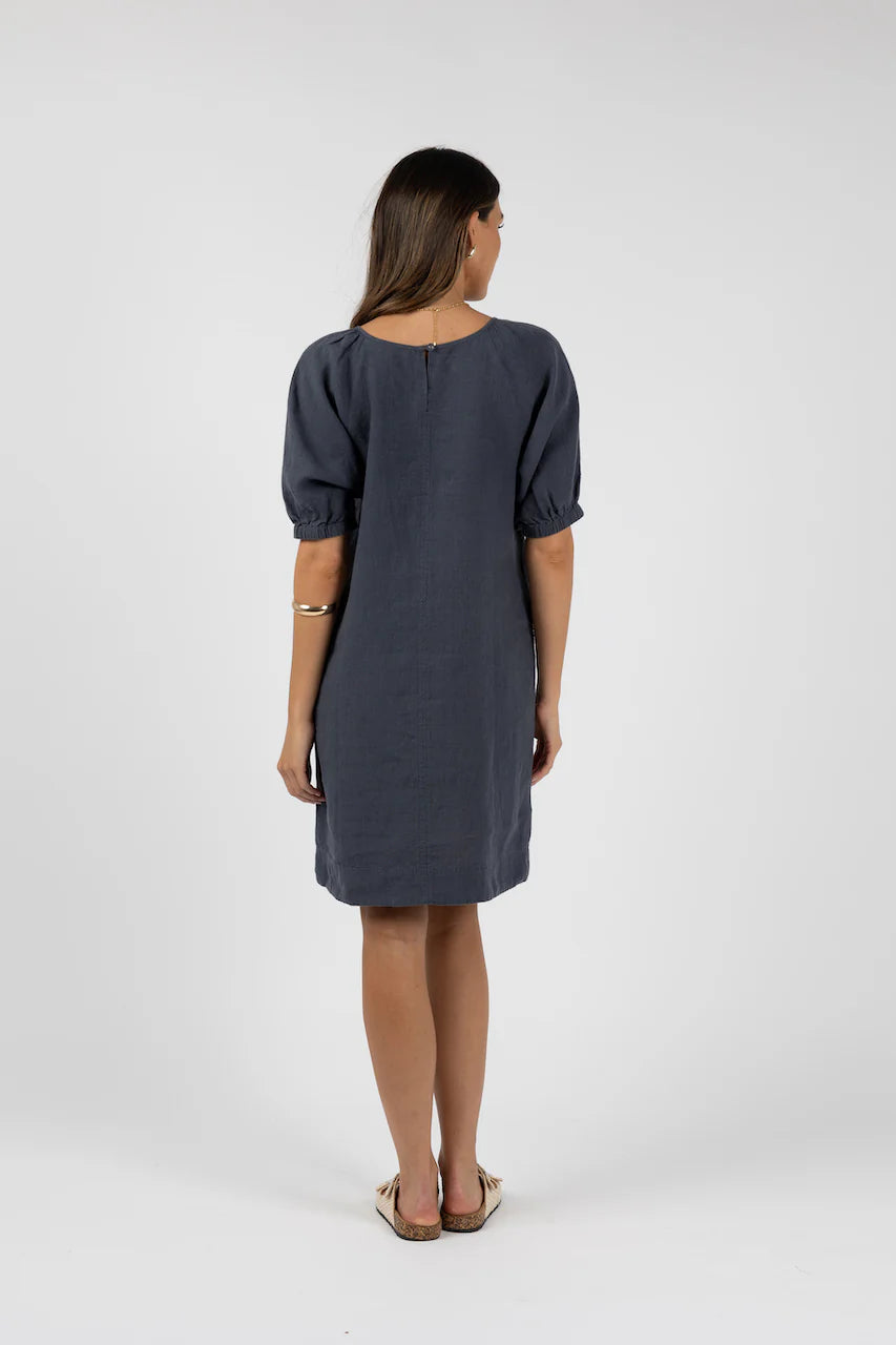 Lagoon Shift Dress Steel