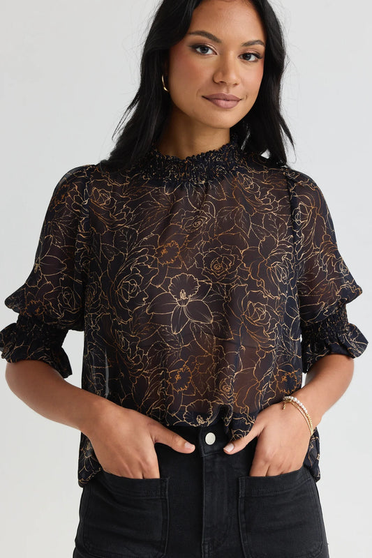 Influential Black SS Top