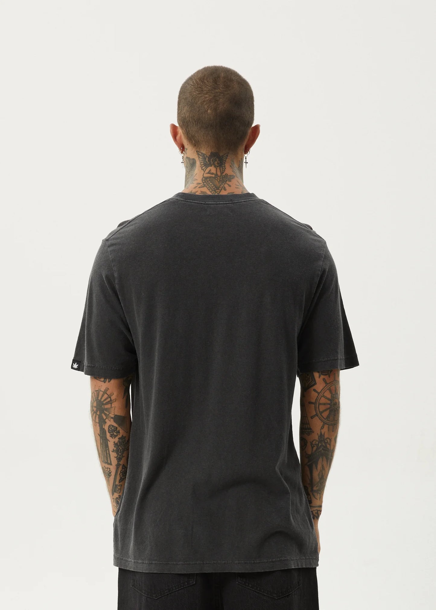 Classic Retro Tee Stone Black