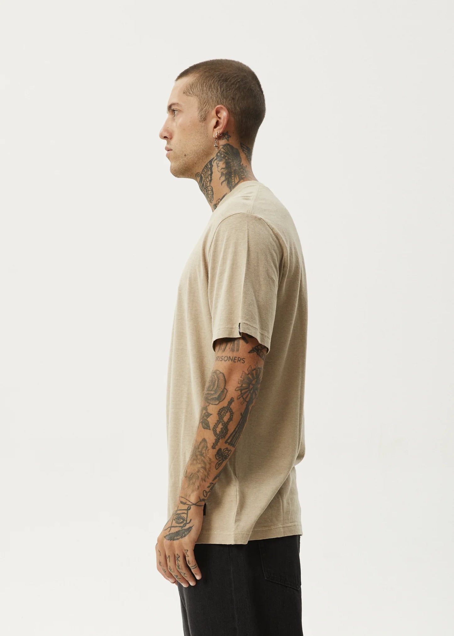 Classic Retro Fit Tee Taupe