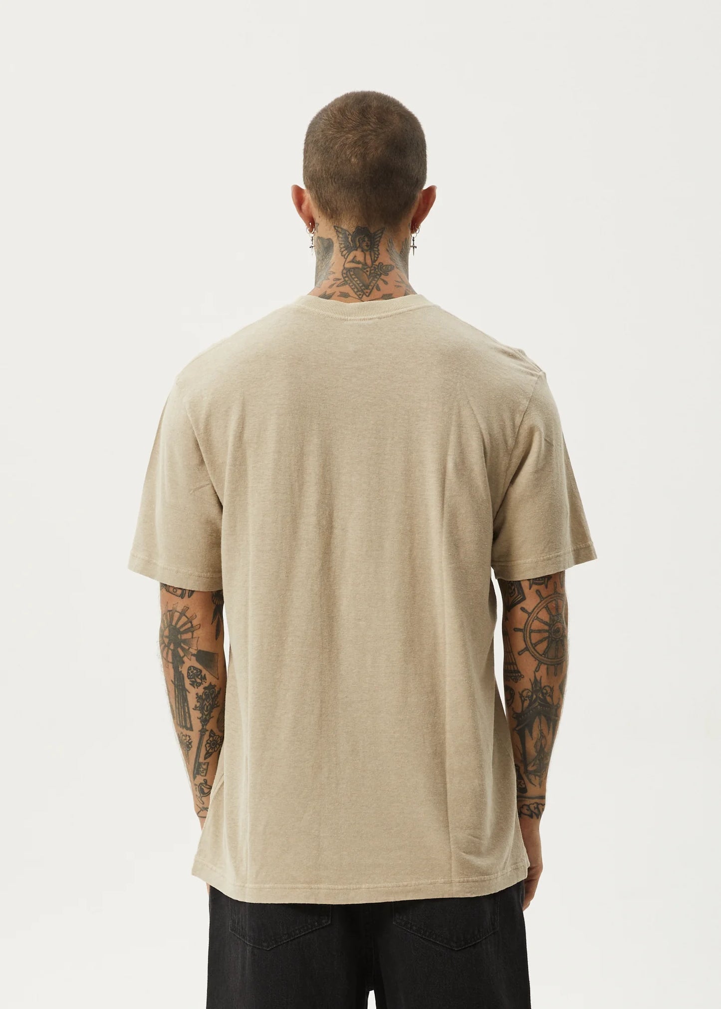 Classic Retro Fit Tee Taupe