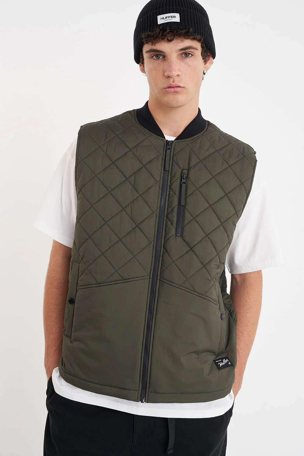 Rev Quilted Vest Cypress