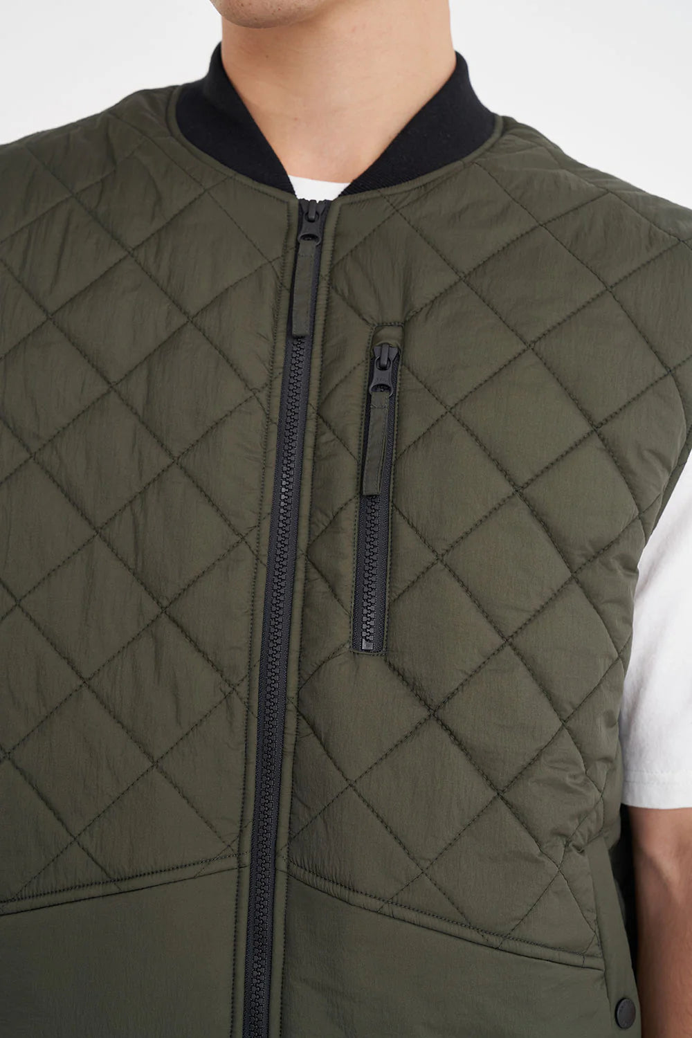 Rev Quilted Vest Cypress