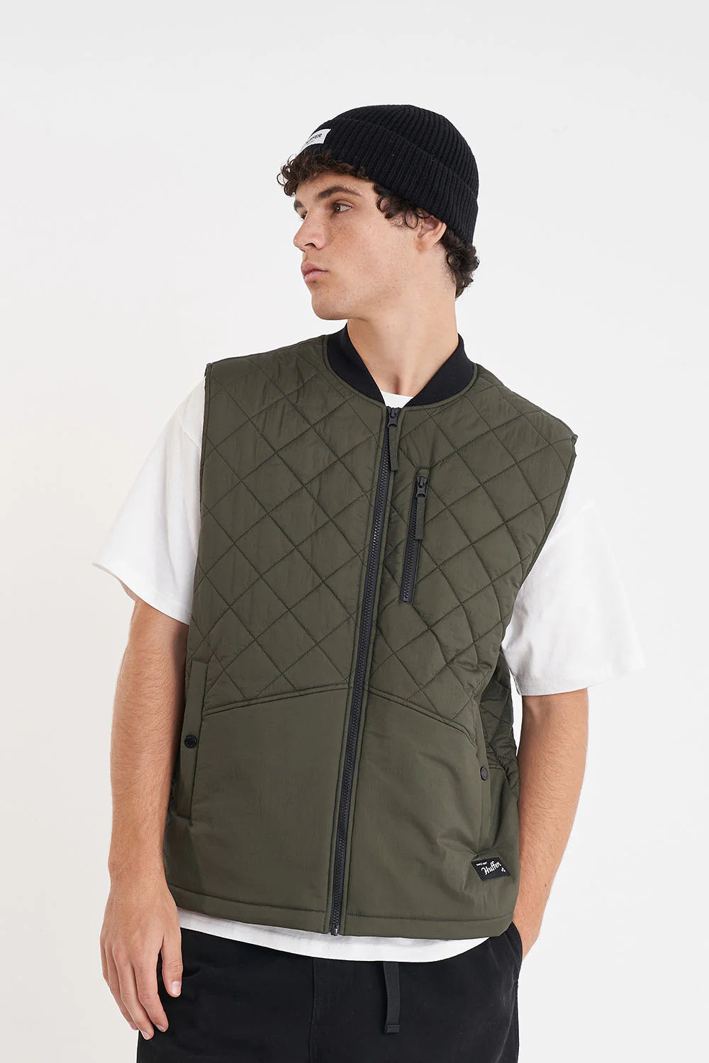 Rev Quilted Vest Cypress