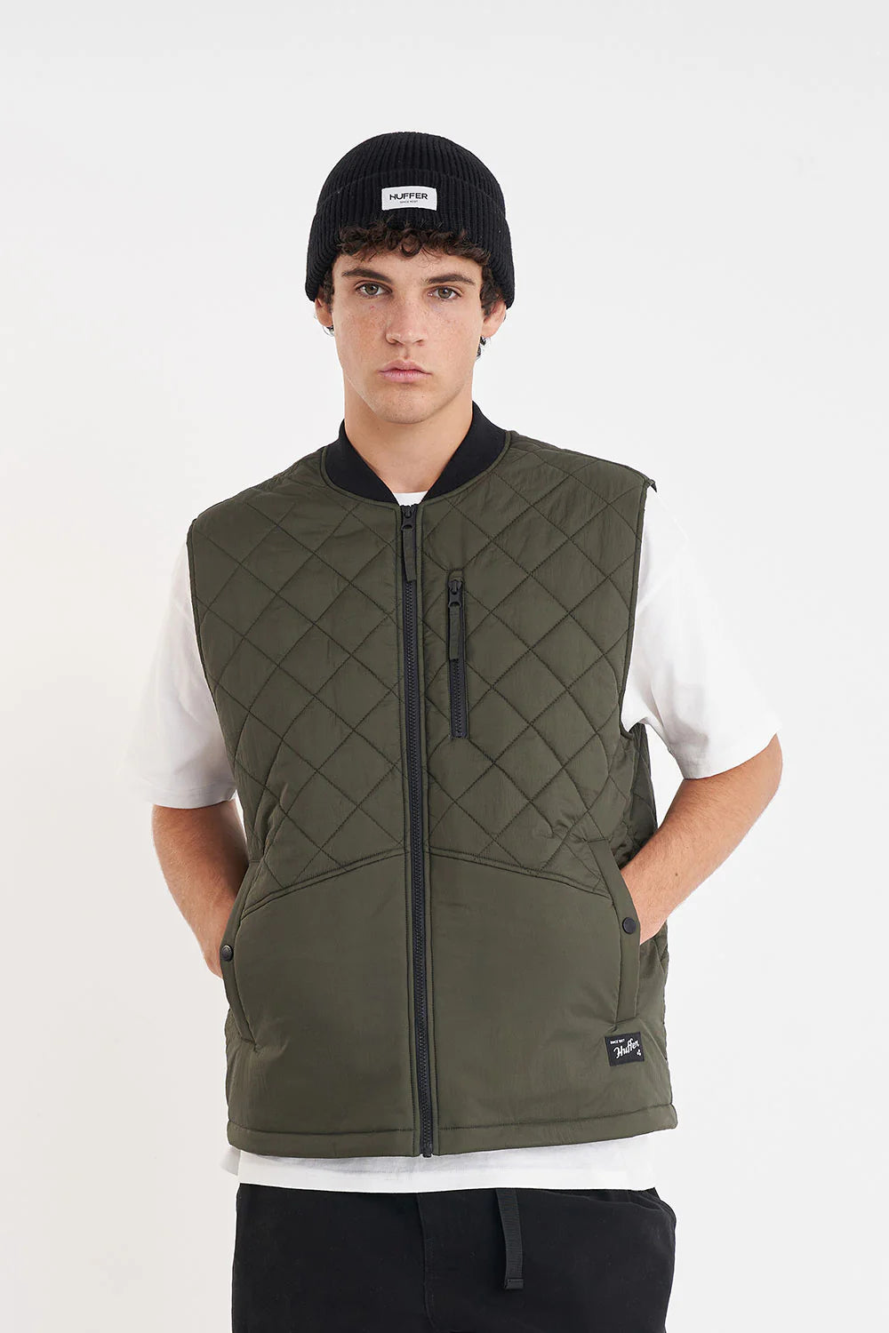 Rev Quilted Vest Cypress