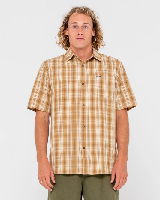 Datsun Check S/S Shirt Java