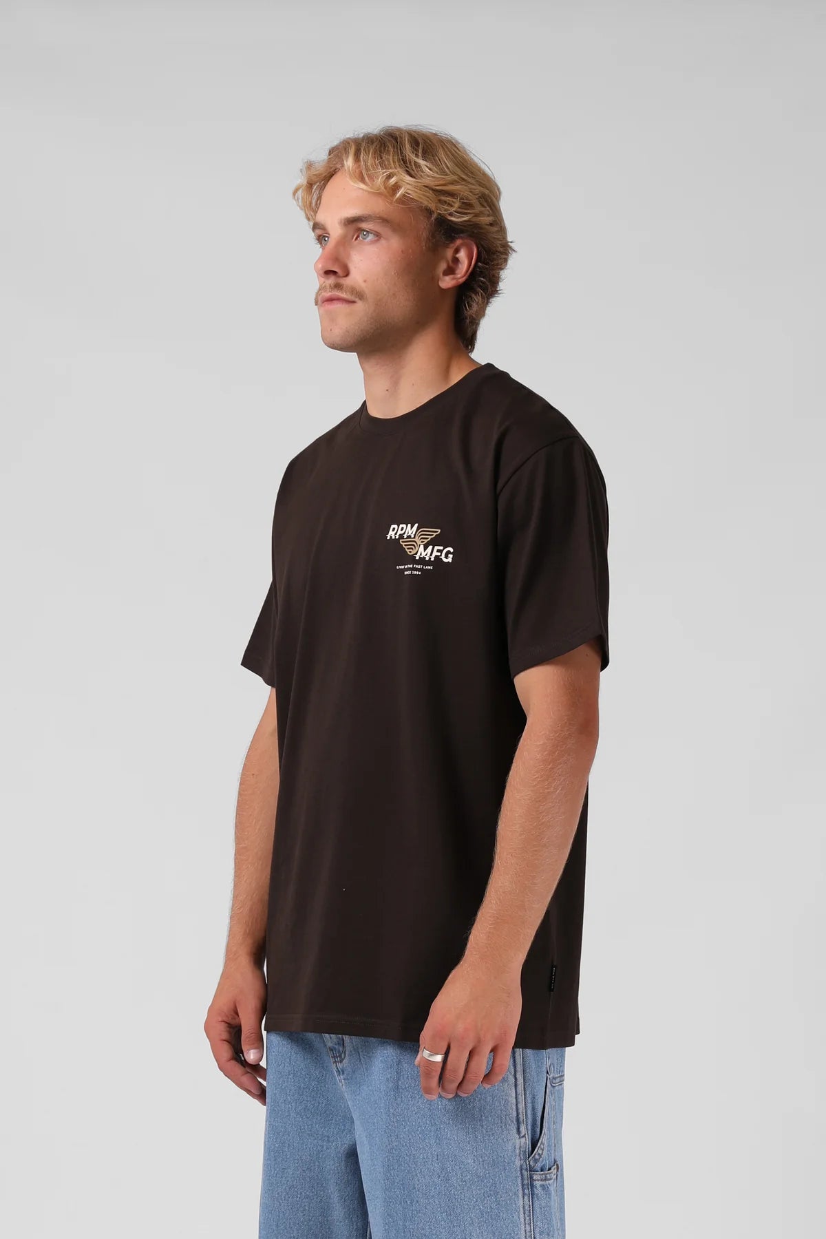 Fast Lane Tee Espresso