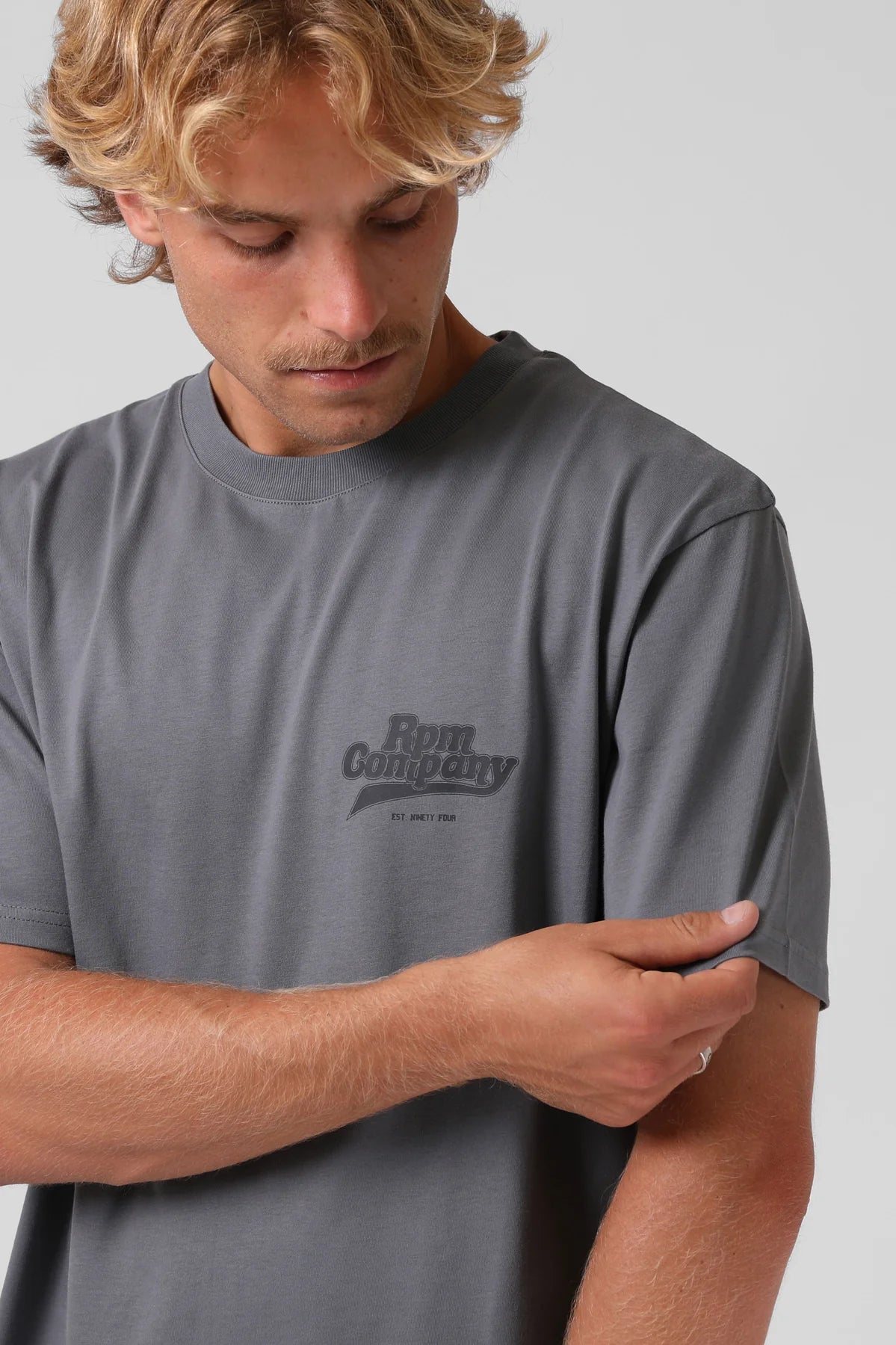 Company Tee Steel Grey