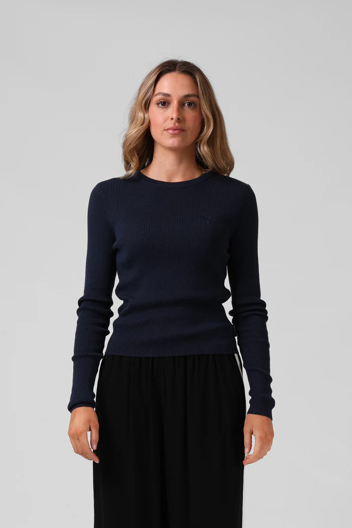 Knitted LS Navy