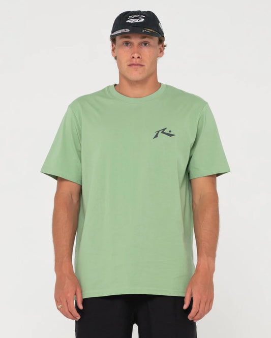 One Hit Comp  S/S Tee Army Green