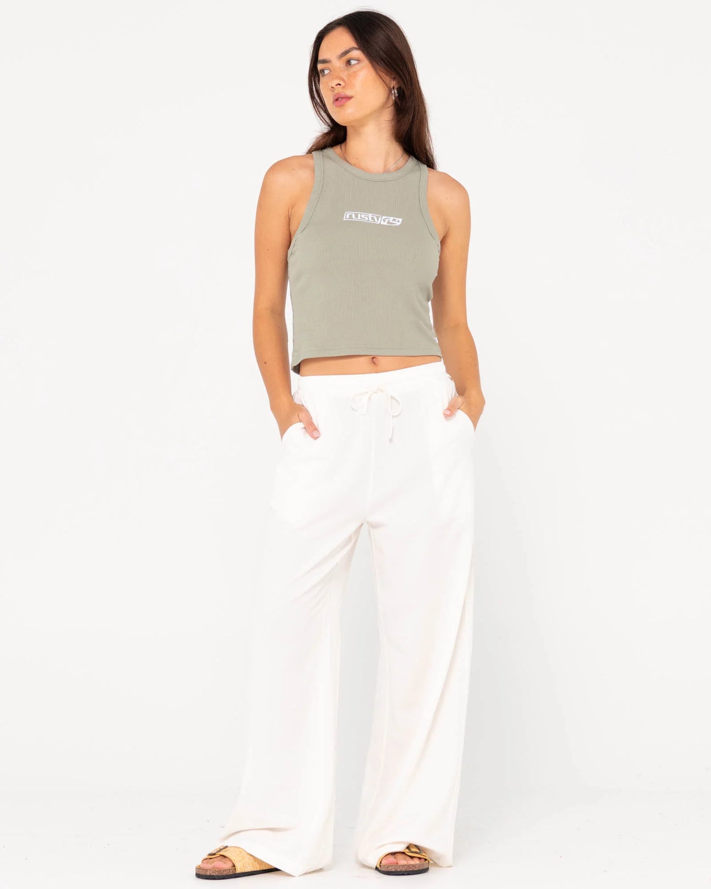 Alannah Lounge Pant White