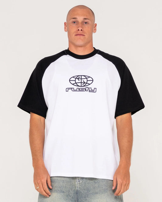 Wagwan Raglan S/S Tee White