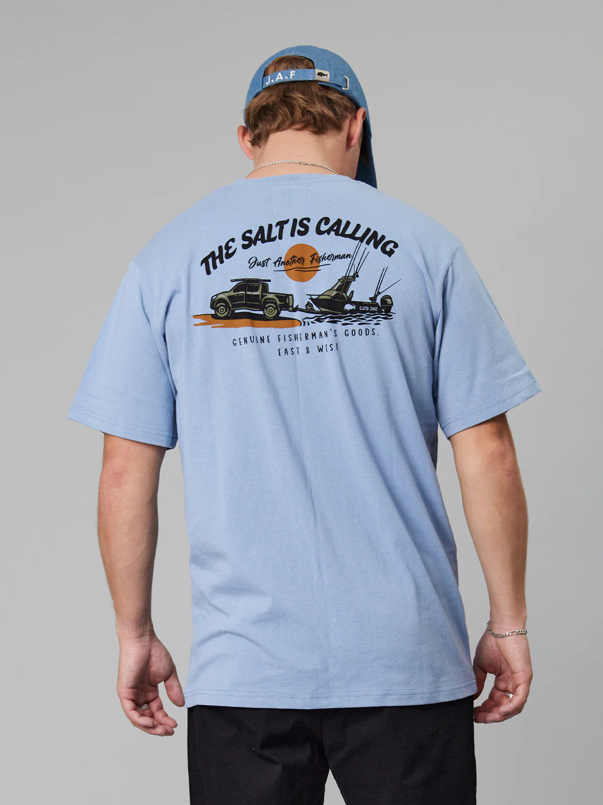 Salt Is Calling Tee Denim