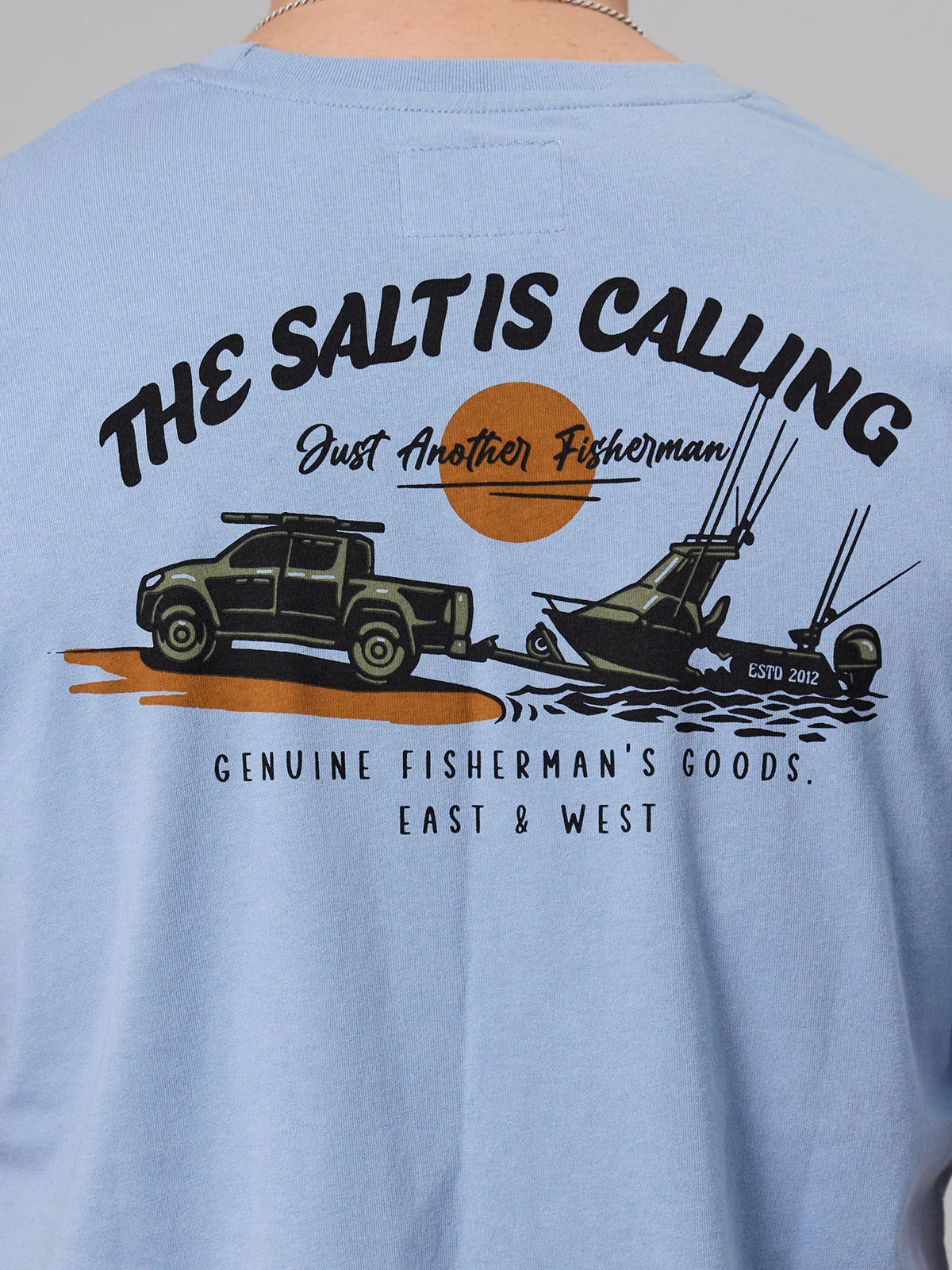 Salt Is Calling Tee Denim