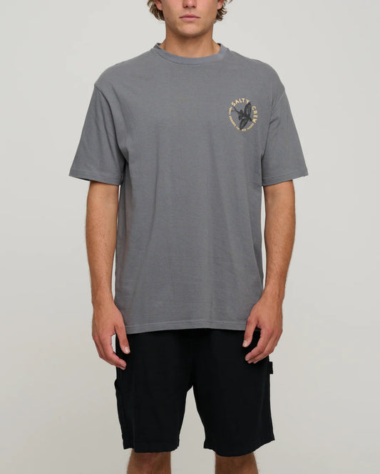 Fly By Standard SS Tee Charcoal