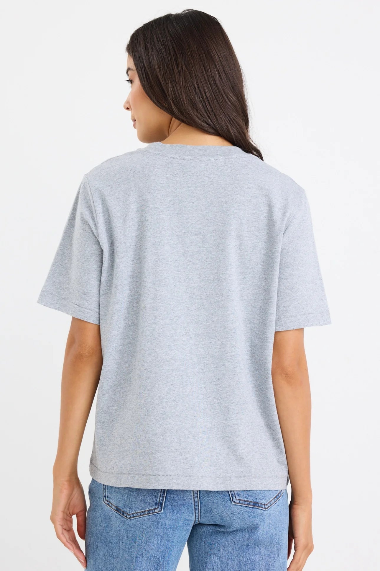 Street Grey Marl Boxy Tee